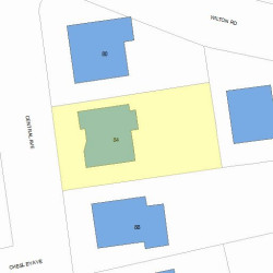 84 Central Ave, Newton, MA 02460 plot plan