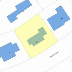 66 Brookline St, Newton, MA 02467 plot plan