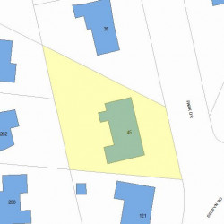 45 Park Dr, Newton, MA 02461 plot plan