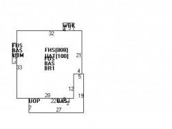 166 Tremont St, Newton, MA 02458 floor plan