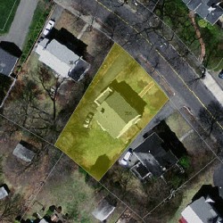 356 Woodward St, Newton, MA 02468 aerial view