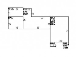 53 Waban St, Newton, MA 02458 floor plan