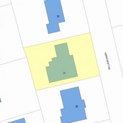 24 Ferncroft Rd, Newton, MA 02468 plot plan