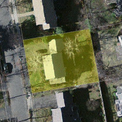 42 Sheldon Rd, Newton, MA 02459 aerial view