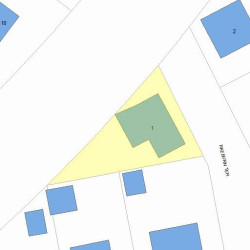 1 Raeburn Ter, Newton, MA 02461 plot plan