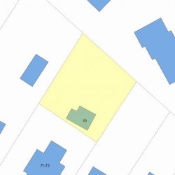 69 Pine St, Newton, MA 02466 plot plan
