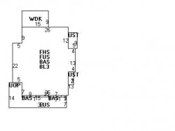 16 Hyde St, Newton, MA 02461 floor plan