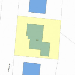 112 Cynthia Rd, Newton, MA 02459 plot plan