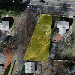 1054 Beacon St, Newton, MA 02459 aerial view