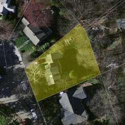 45 Rochester Rd, Newton, MA 02458 aerial view