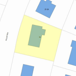 54 Fuller Ter, Newton, MA 02465 plot plan