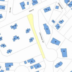 24 Pine St, Newton, MA 02465 plot plan