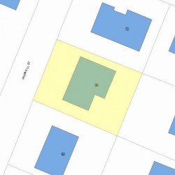 86 Farwell St, Newton, MA 02460 plot plan