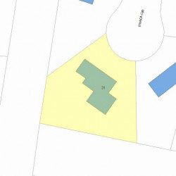 31 Ithaca Cir, Newton, MA 02462 plot plan