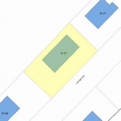 87 Louise Rd, Boston, MA 02467 plot plan