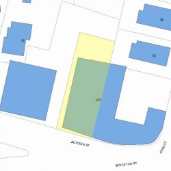 345 Boylston St, Newton, MA 02459 plot plan