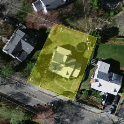 101 Jackson St, Newton, MA 02459 aerial view