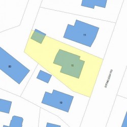 15 Stoneleigh Rd, Newton, MA 02465 plot plan