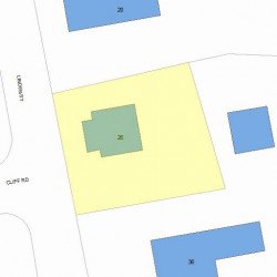 26 Linden St, Newton, MA 02464 plot plan