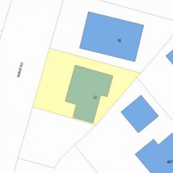 22 Bemis Rd, Newton, MA 02460 plot plan