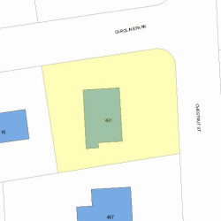 491 Chestnut St, Newton, MA 02468 plot plan