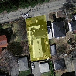 30 Bowers St, Newton, MA 02460 aerial view