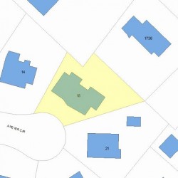 18 Angier Cir, Newton, MA 02466 plot plan