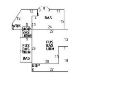 361 Wolcott St, Newton, MA 02466 floor plan