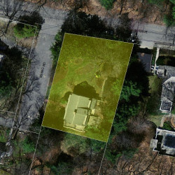 8 Irving Rd, Newton, MA 02468 aerial view