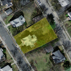 18 Bemuth Rd, Newton, MA 02461 aerial view
