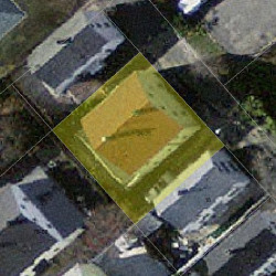 26 Green Ct, Newton, MA 02458 aerial view