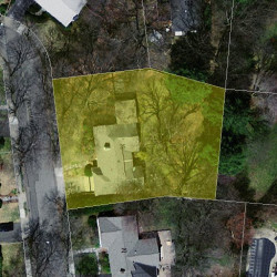 35 Helene Rd, Newton, MA 02468 aerial view