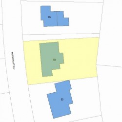 59 Ferncroft Rd, Newton, MA 02468 plot plan