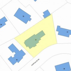 39 Homewood Rd, Newton, MA 02468 plot plan