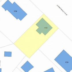 1728 Commonwealth Ave, Newton, MA 02465 plot plan