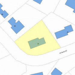 35 Fairlee Rd, Newton, MA 02468 plot plan