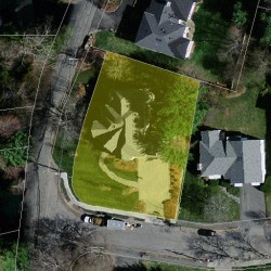 354 Dudley Rd, Newton, MA 02459 aerial view