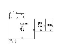 126 Moffat Rd, Newton, MA 02468 floor plan