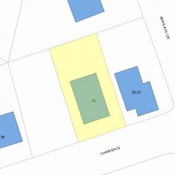 31 Chaske Ave, Newton, MA 02466 plot plan