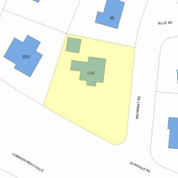 1245 Commonwealth Ave, Newton, MA 02465 plot plan