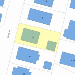 76 Tolman St, Newton, MA 02465 plot plan