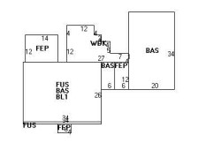 475 Parker St, Newton, MA 02459 floor plan