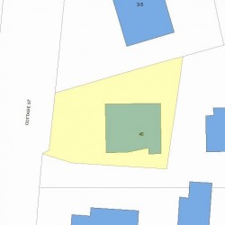 46 Cottage St, Newton, MA 02464 plot plan