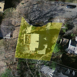 17 Devon Ter, Newton, MA 02459 aerial view