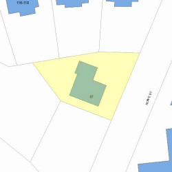 87 Rowe St, Newton, MA 02466 plot plan