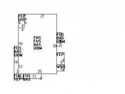 340 Cherry St, Newton, MA 02465 floor plan