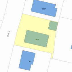 38 Noble St, Newton, MA 02465 plot plan