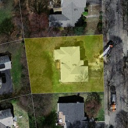 179 Paulson Rd, Newton, MA 02468 aerial view