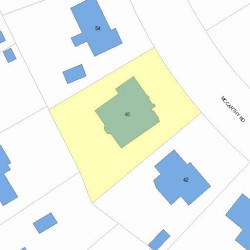 48 Mccarthy Rd, Newton, MA 02459 plot plan