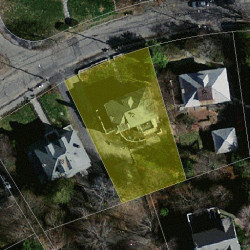 72 Nonantum St, Newton, MA 02458 aerial view